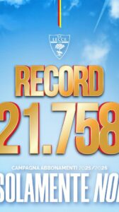 Record storico di abbonamenti