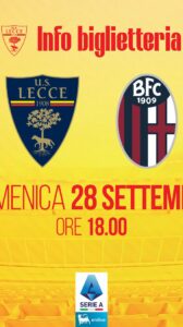 Lecce – Bologna: info biglietteria