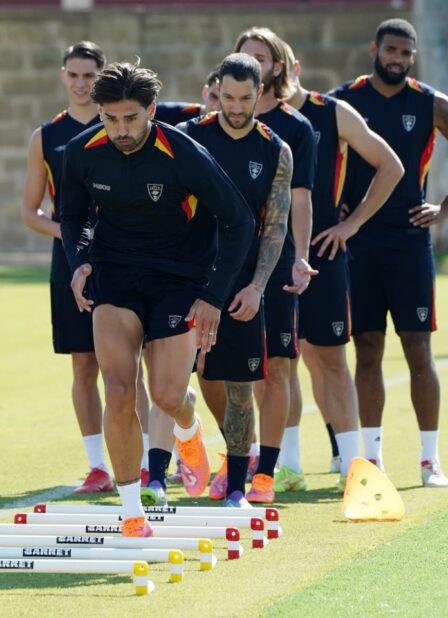 Giallorossi al lavoro