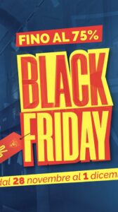 Il Black Friday è ufficialmente iniziato