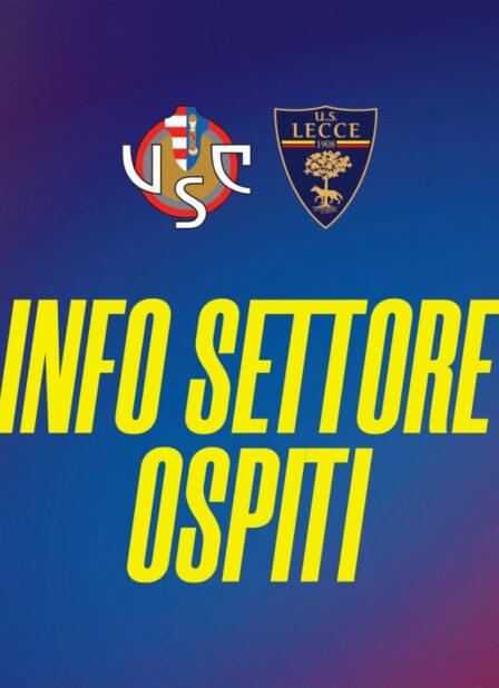 Cremonese-Lecce: info settore ospiti