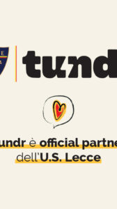 Tundr è official partner dell’U.S. Lecce