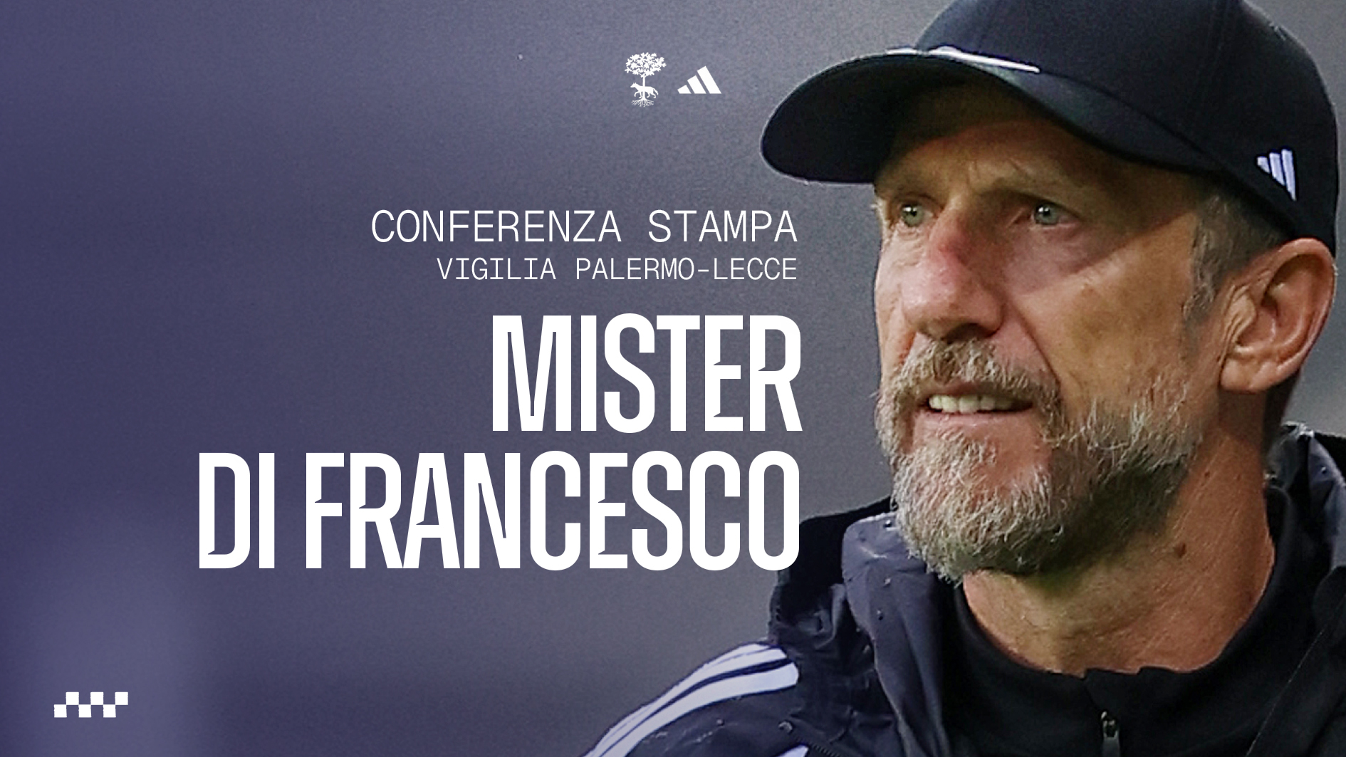 Mister Di Francesco presenta Palermo-Lecce