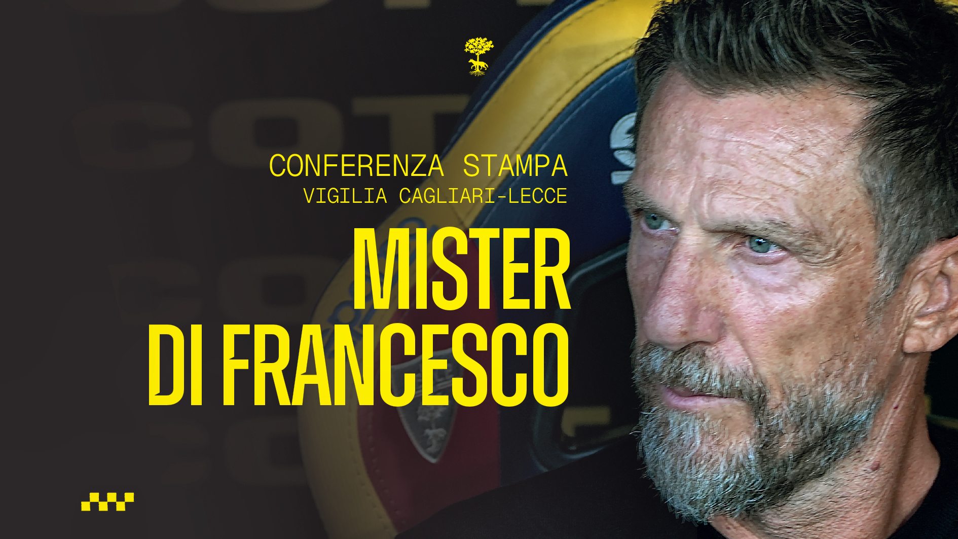 Mister Di Francesco presenta Cagliari-Lecce