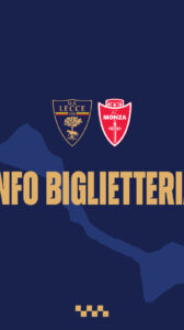 Lecce – Monza: info biglietteria