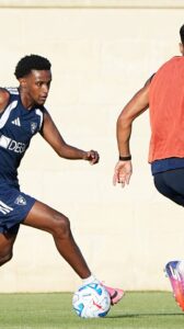 Primo allenamento in giallorosso per Fatah
