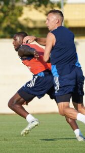 Giallorossi al lavoro