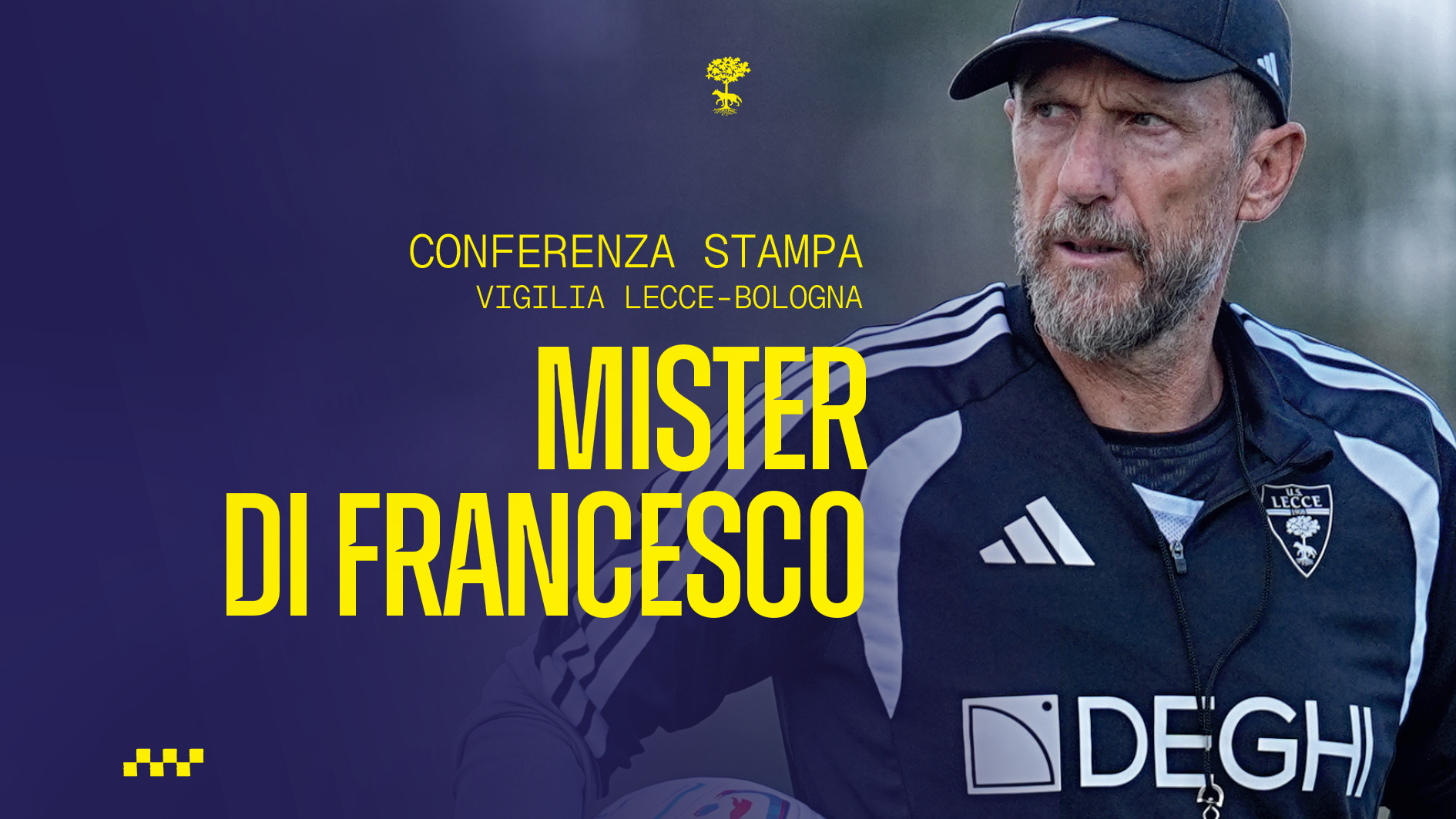 Mister Di Francesco presenta Lecce-Bologna